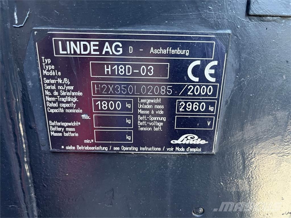 Linde H 18 D Autokrāvēji - citi