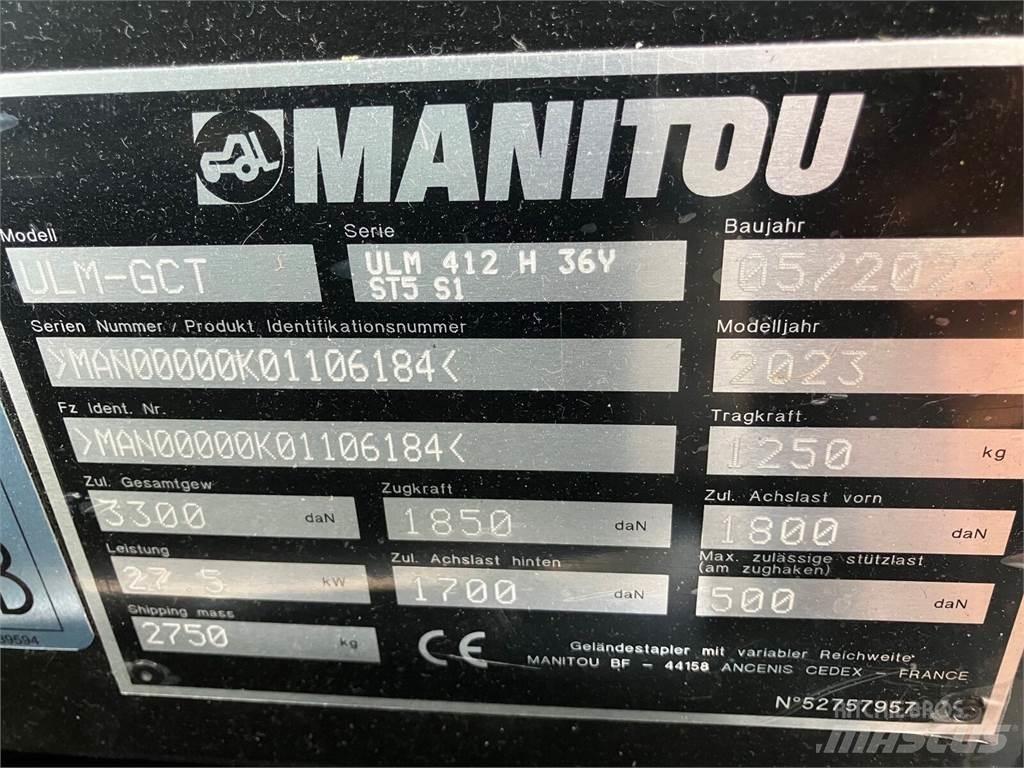Manitou ULM 412 H Teleskopiskie manipulatori