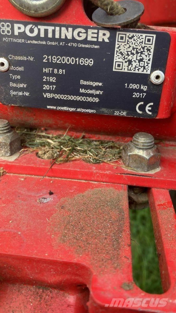 Pöttinger HIT 8.81 Grābekļi un siena ārdītāji