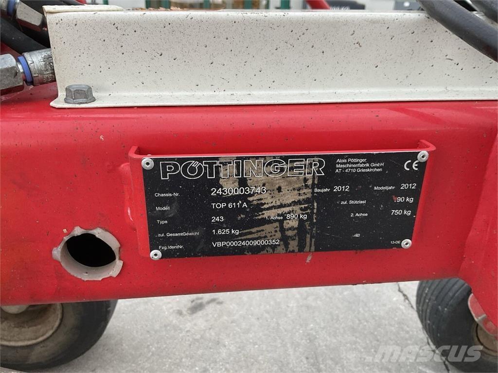 Pöttinger Top 611 Vālotāji