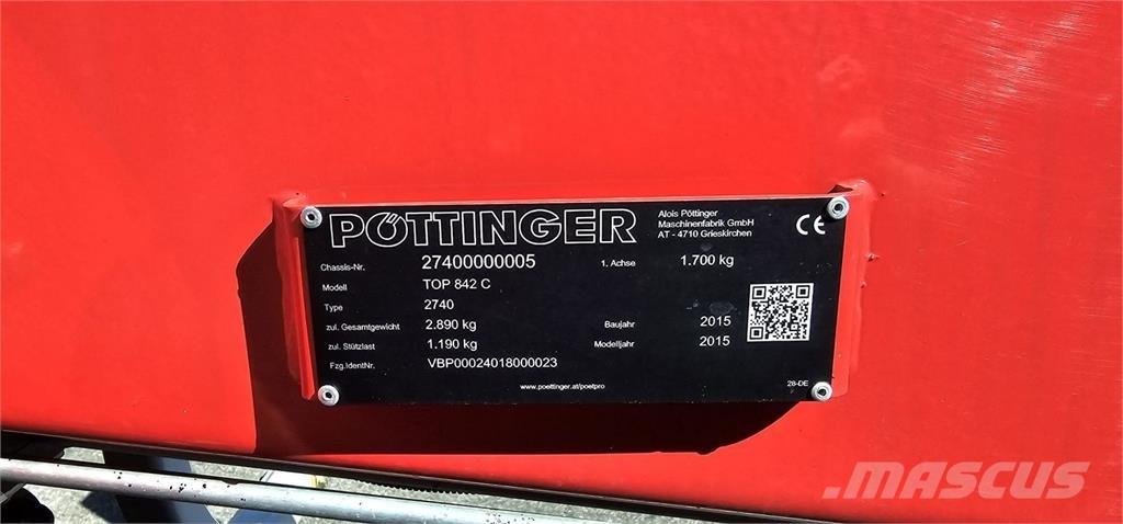 Pöttinger TOP 842C Vālotāji