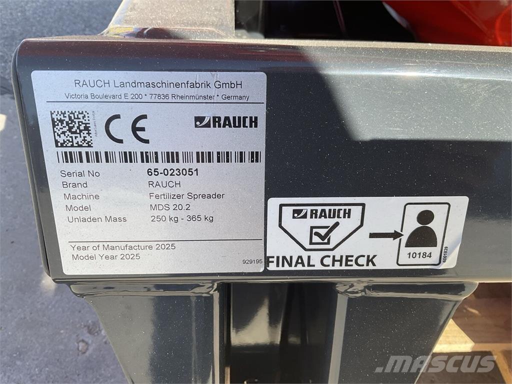 Rauch MDS 20.2 Cita mēslošanas tehnika