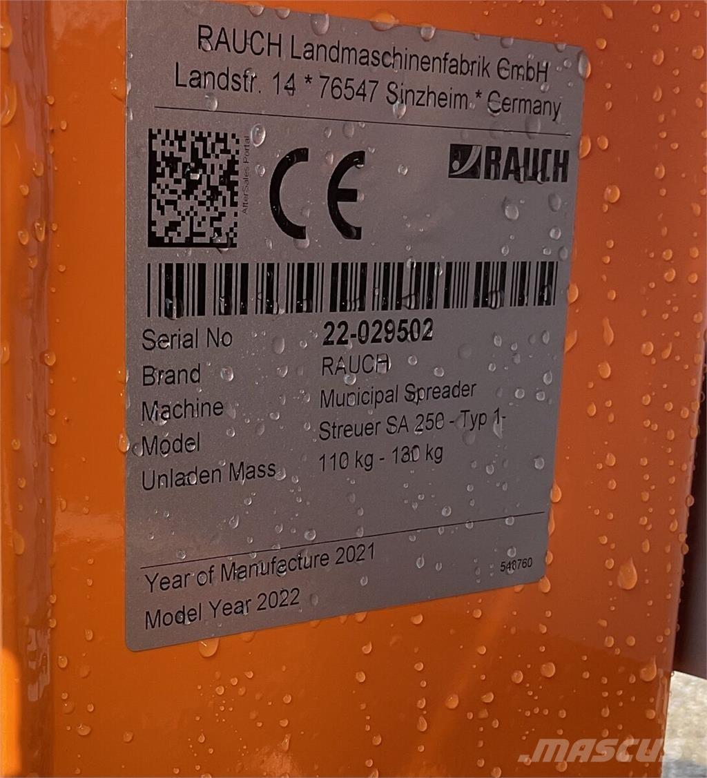 Rauch SA 250 Komunālā tehnika- Citi