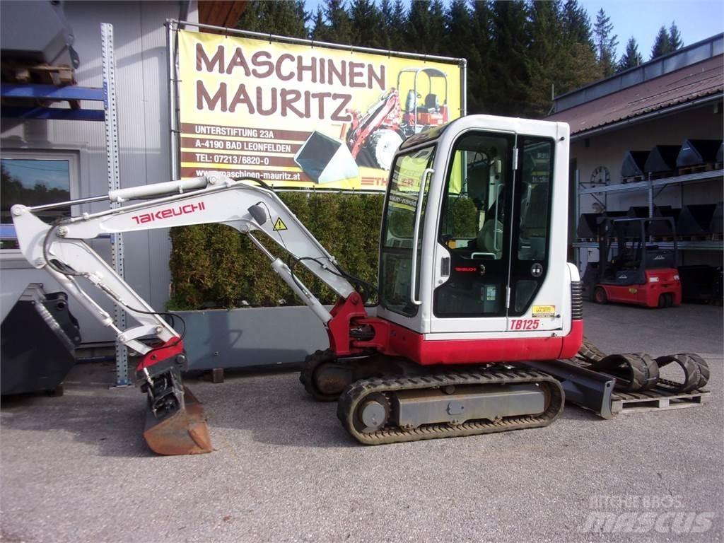 Takeuchi TB125 Mini ekskavatori < 7 t