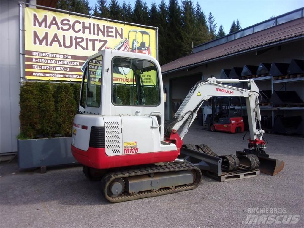 Takeuchi TB125 Mini ekskavatori < 7 t