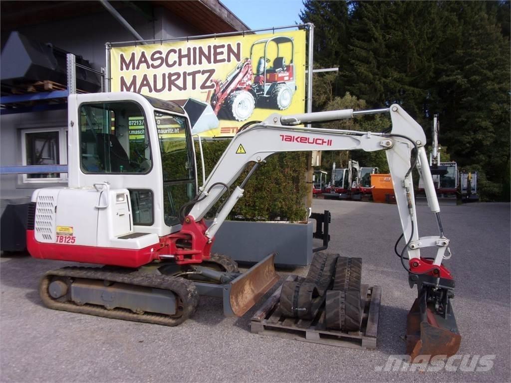Takeuchi TB125 Mini ekskavatori < 7 t