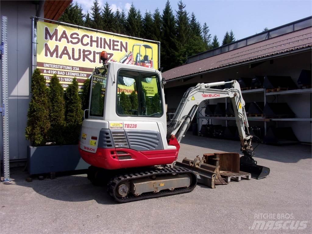 Takeuchi TB228 Mini ekskavatori < 7 t