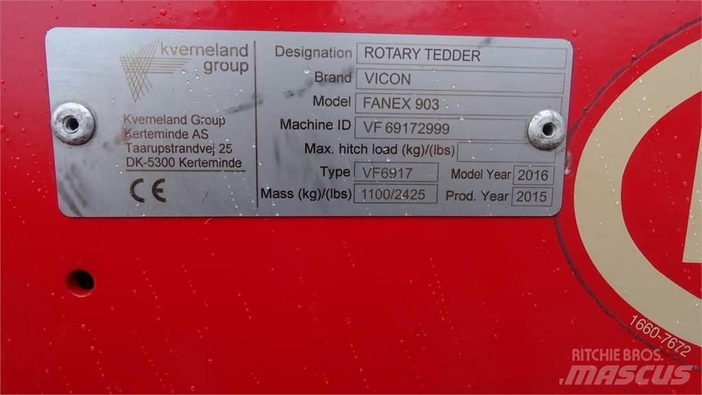 Vicon Fanex 903 Grābekļi un siena ārdītāji