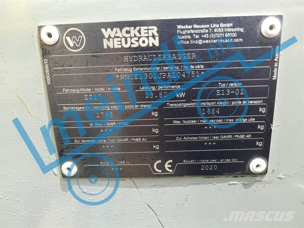 Wacker Neuson EZ 17 Mini ekskavatori < 7 t