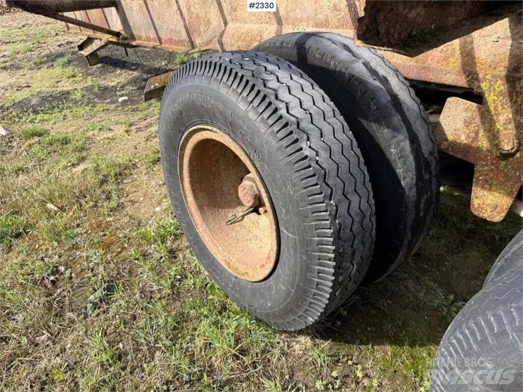  Balkärra boggie Graudu pārkraušanas piekabes