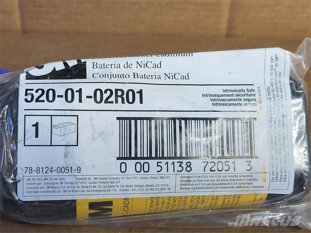  3M 520-01-02R01 Baterijas