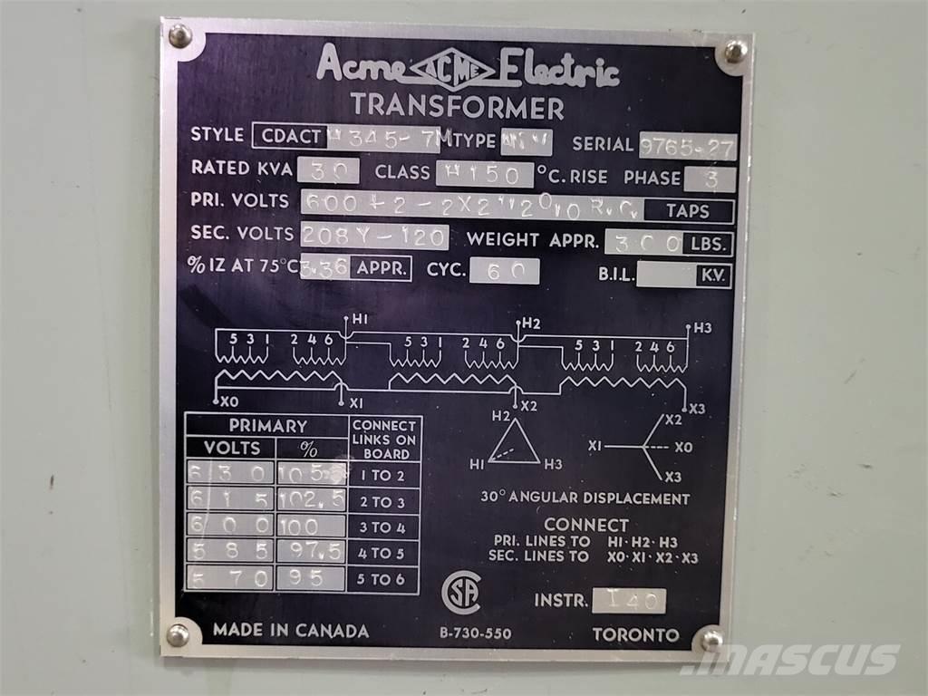  ACME ELECTRIC H345-7M Būvniecība- Citi