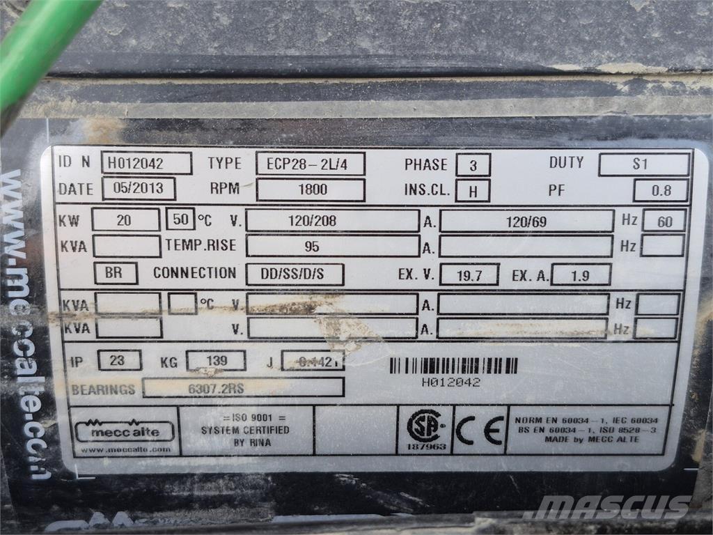 Allmand ELT20 Citas sastāvdaļas