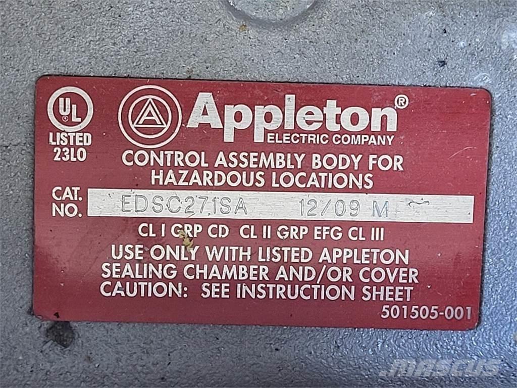  APPLETON EDSC271SA Būvniecība- Citi
