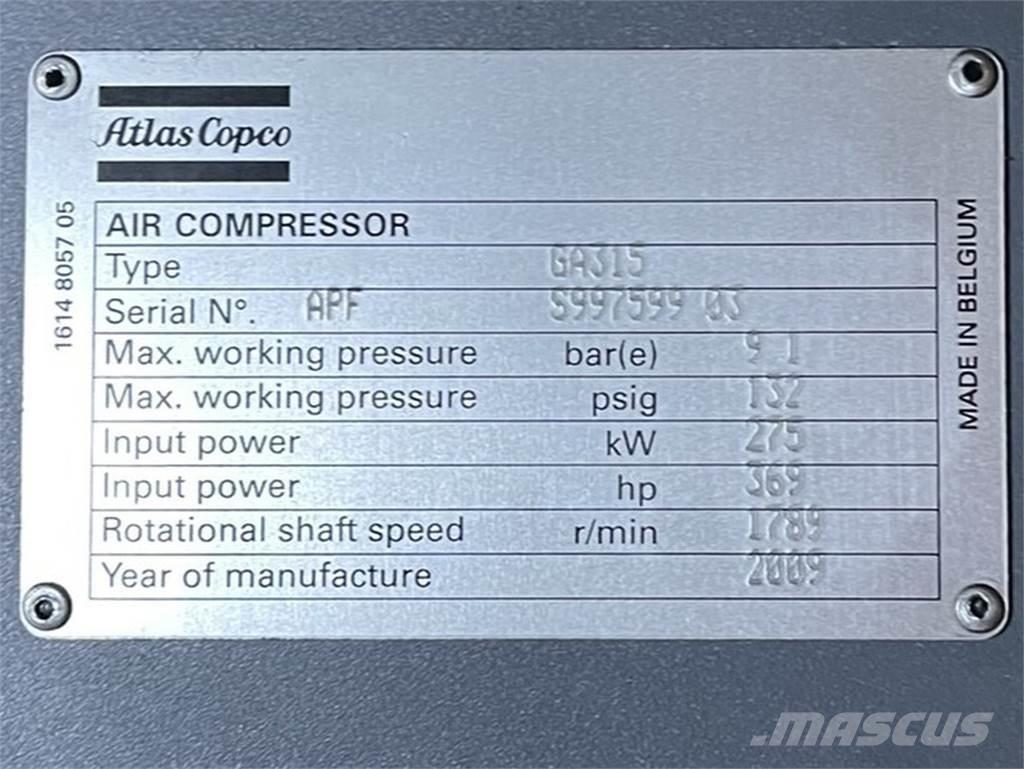 Atlas Copco GA315 Kompresori