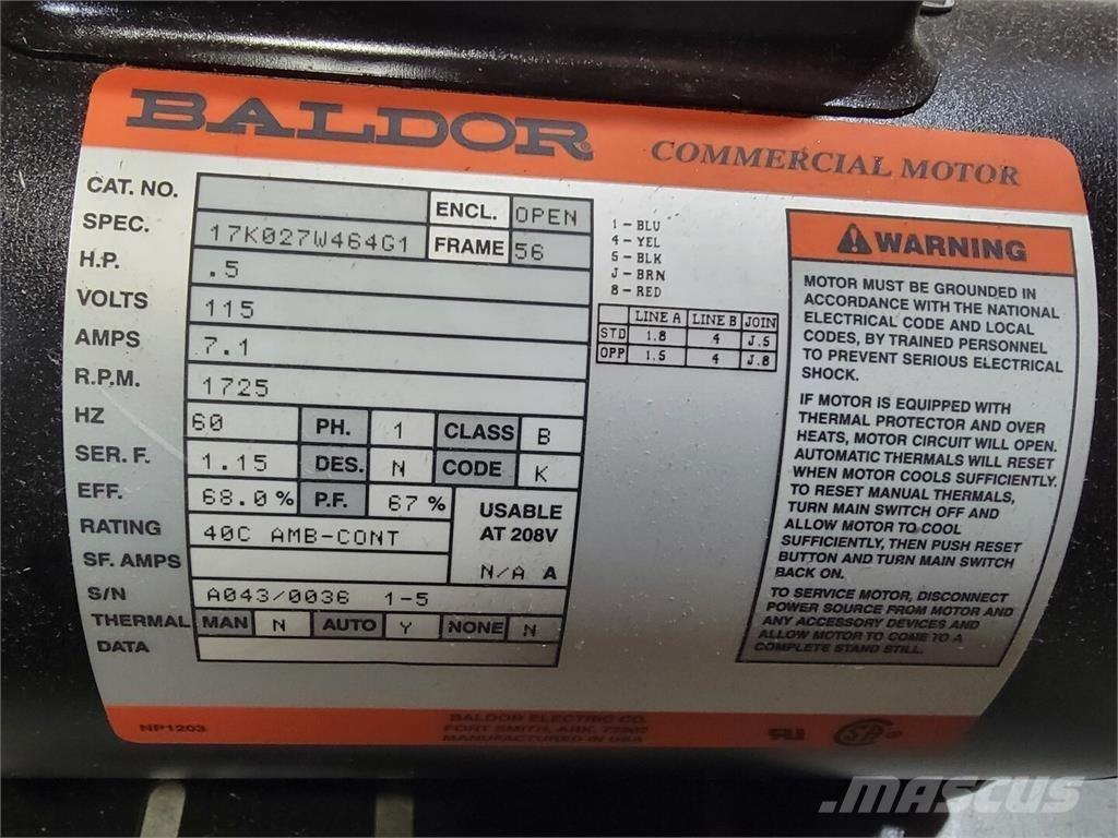 Baldor 17K027W464G1 Industriālie dzinēji