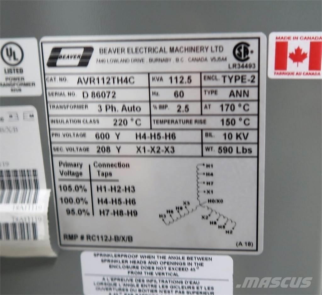  BEAVER AVR112TH4C Būvniecība- Citi