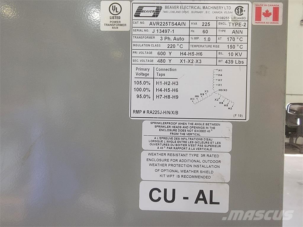  BEAVER AVR225TS4A/N Būvniecība- Citi