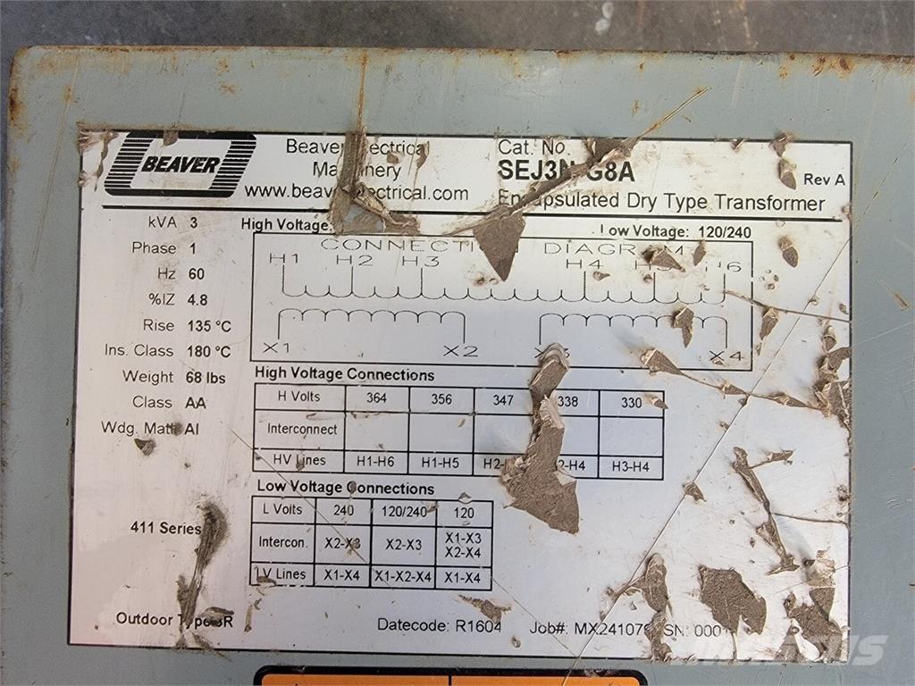  BEAVER SEJ3NG8A Būvniecība- Citi