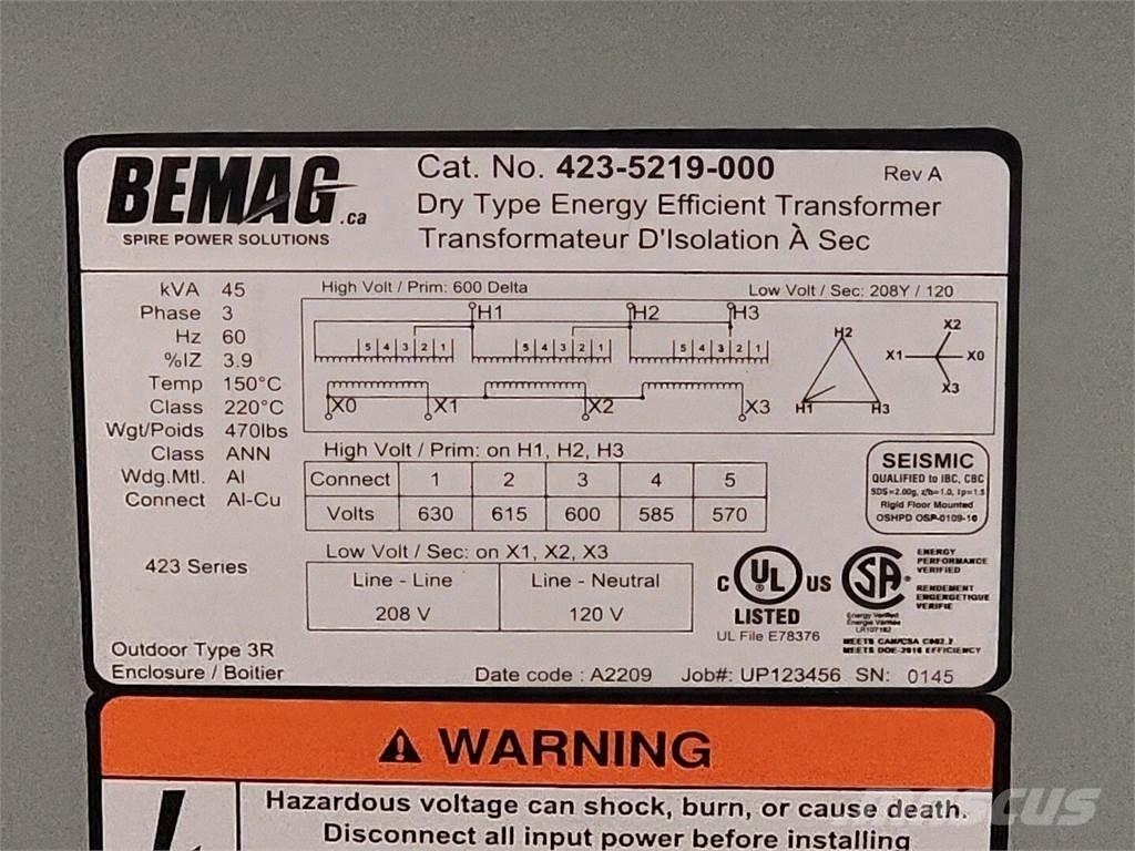 BEMAG 423-5219-000 Būvniecība- Citi
