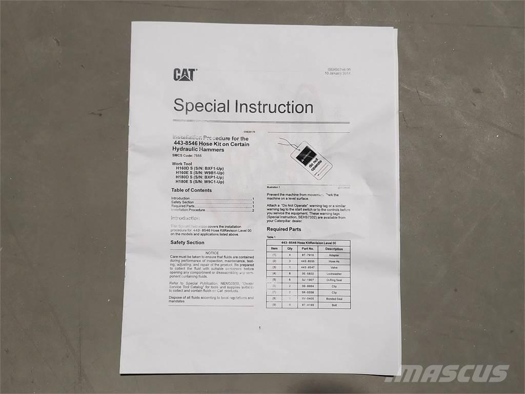 CAT 443-8546 Citas sastāvdaļas