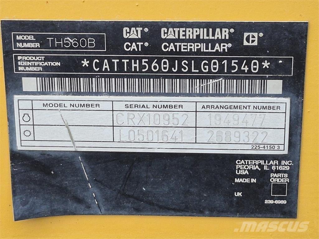 CAT TH560B Lauksaimniecības pacēlāji