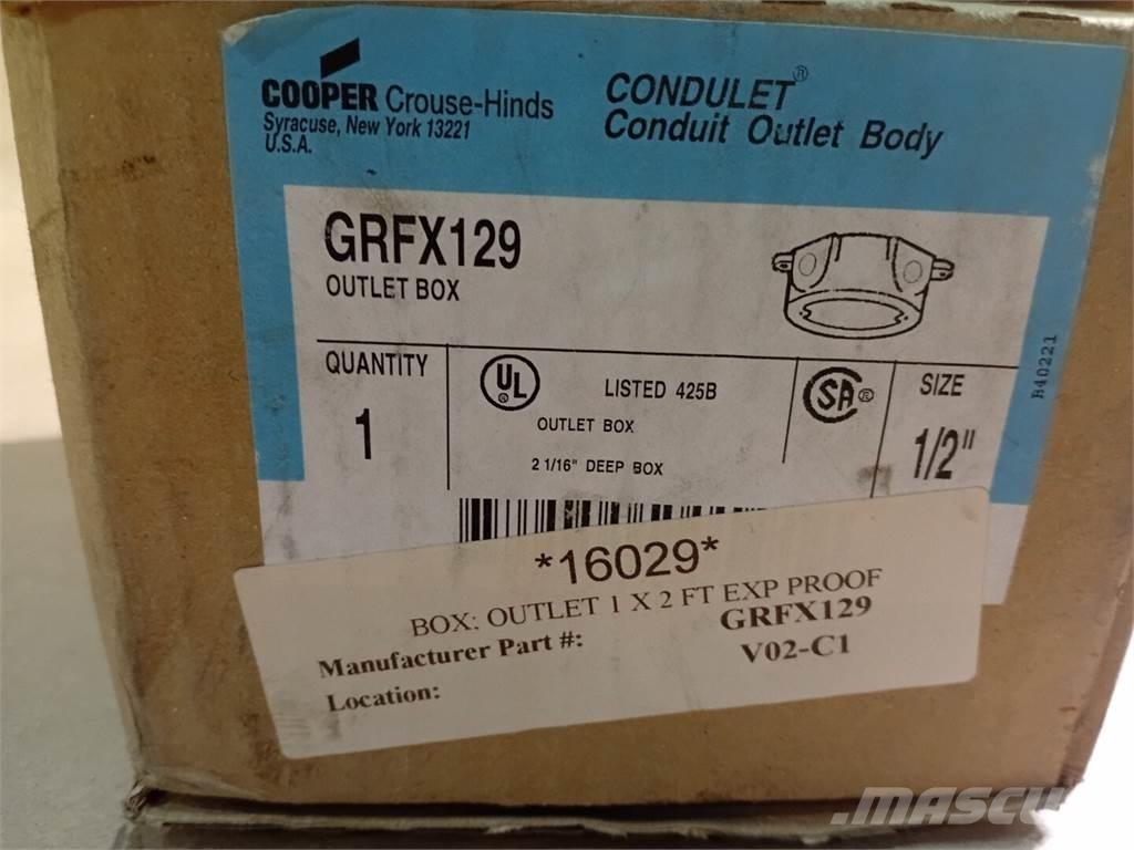  CROUSE-HINDS GRFX129 Būvniecība- Citi