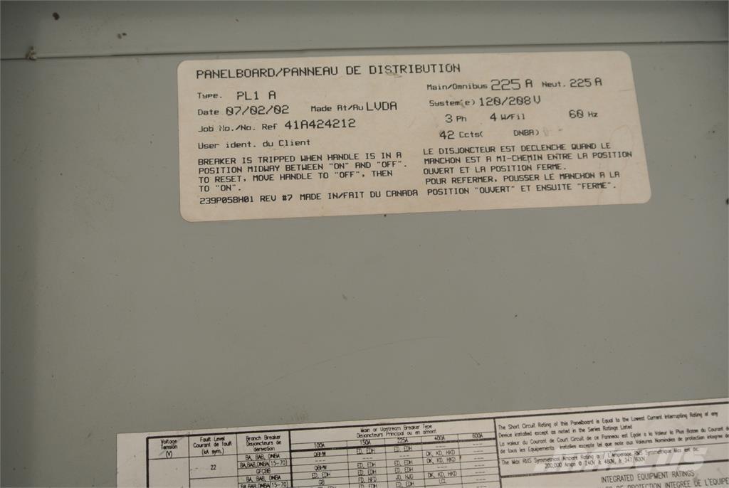  CUTLER-HAMMER PL1 A Būvniecība- Citi