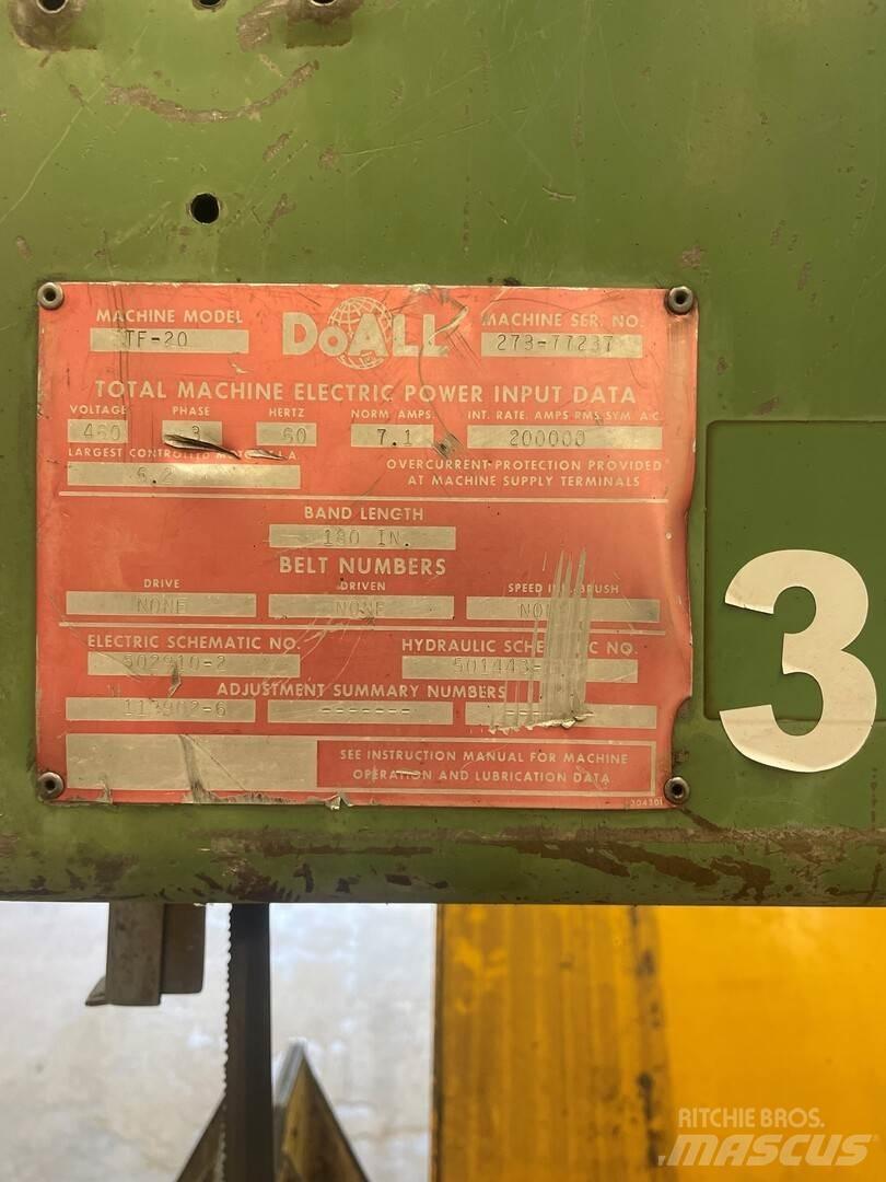Doall TF-20 Būvniecība- Citi