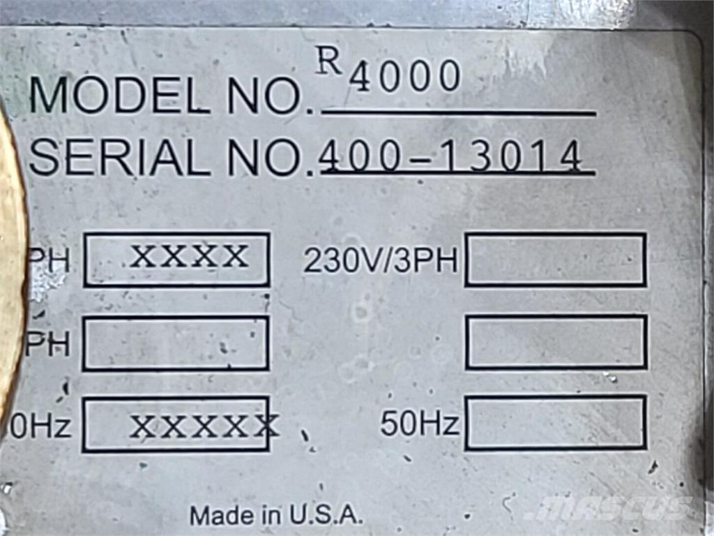  DYNAFLUX R4000 Sildīšanas un atkausēšanas iekārtas