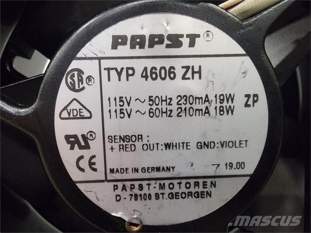  EBM PAPST 4606 ZH Citas sastāvdaļas