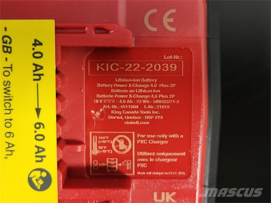 Einhell 4511904 Baterijas