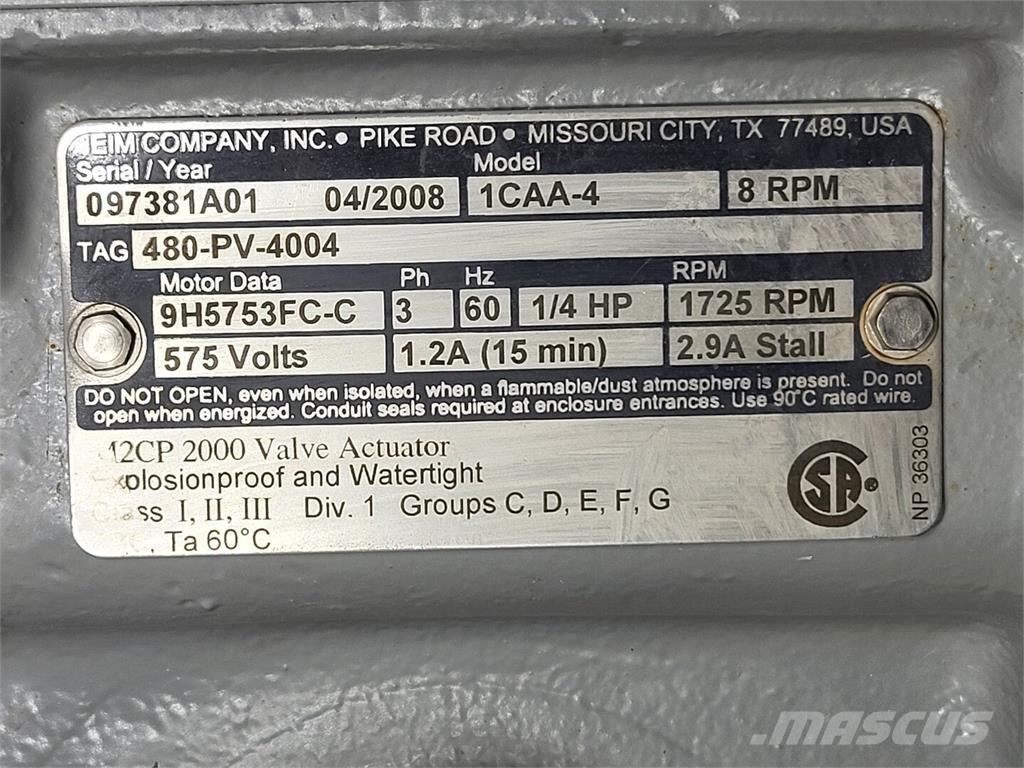  EMERSON 1CAA-4 Būvniecība- Citi