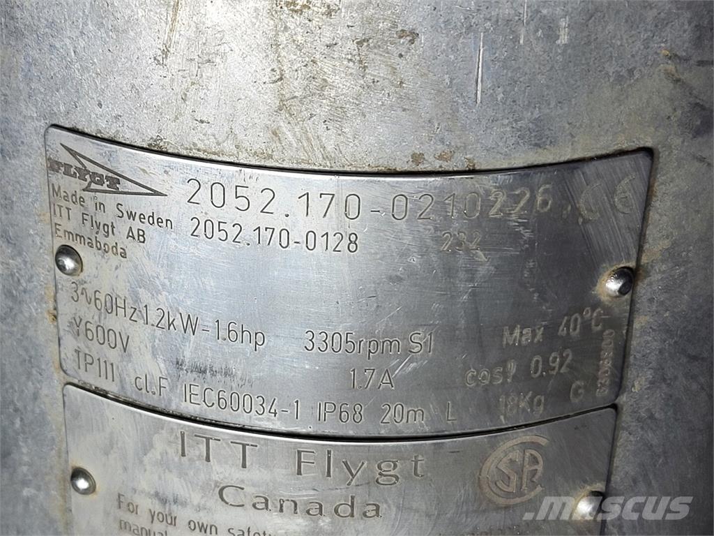 Flygt 2052.170-0128 Ūdens sūkņi