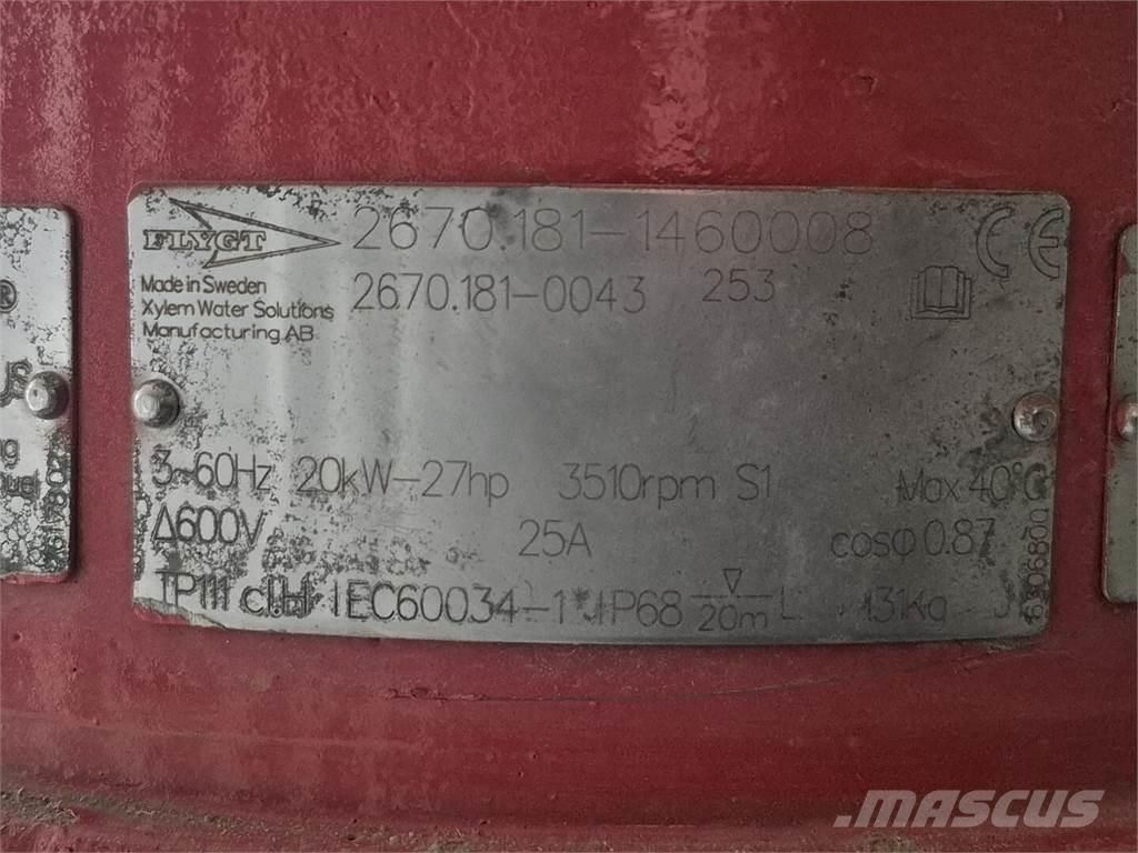 Flygt 2670.181-0043 Ūdens sūkņi