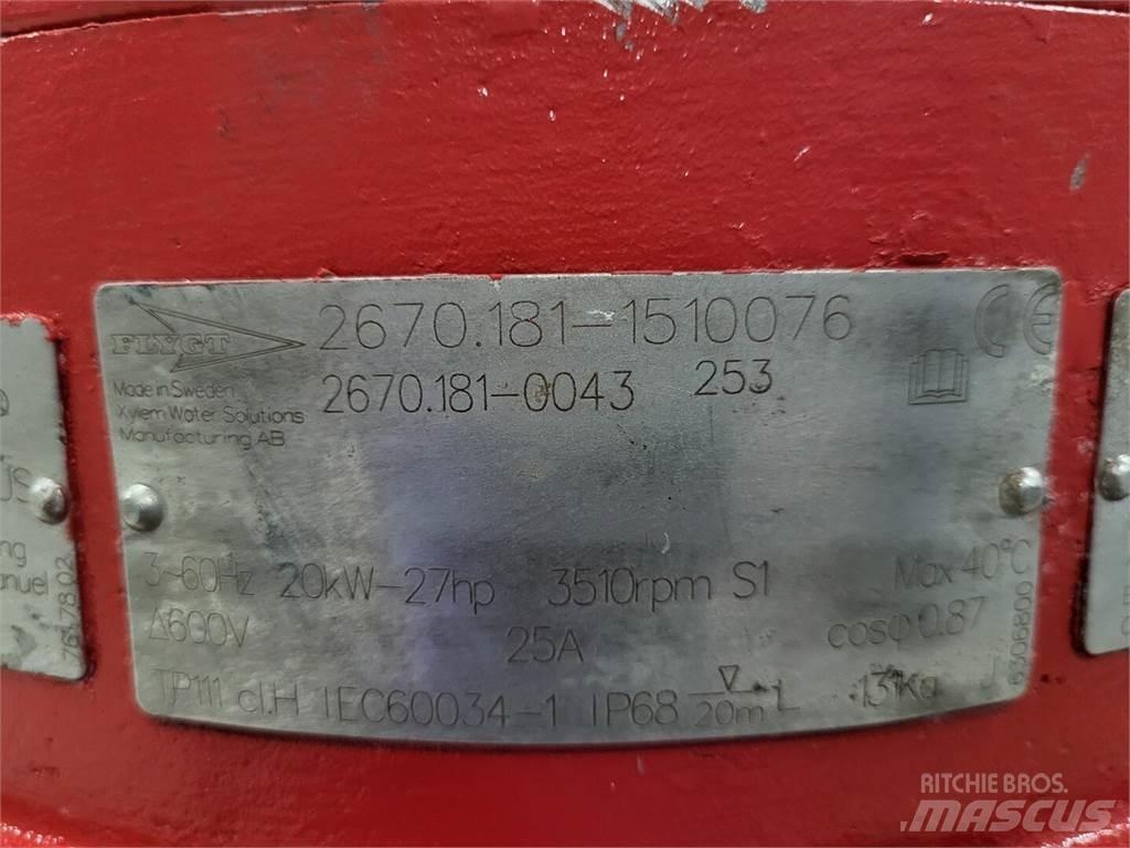 Flygt 2670.181-0043 Ūdens sūkņi