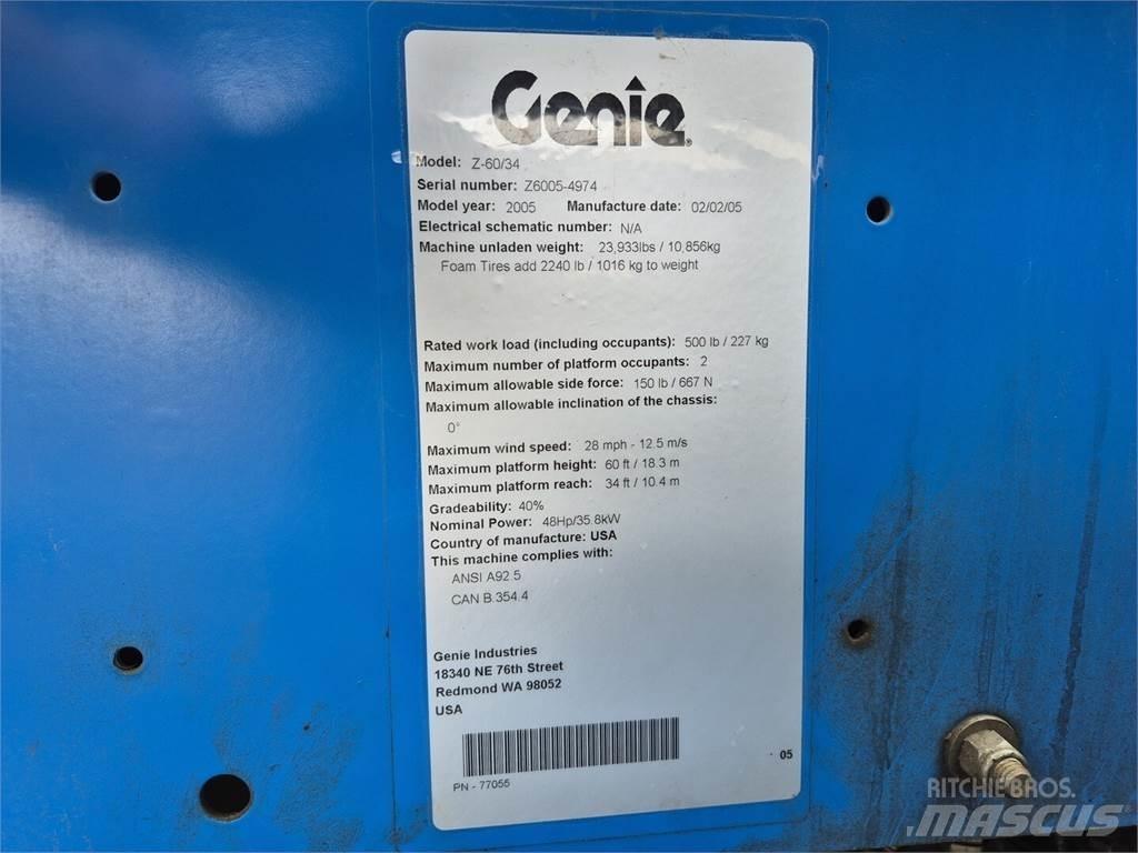 Genie Z-60/34 Strēles pacēlāji