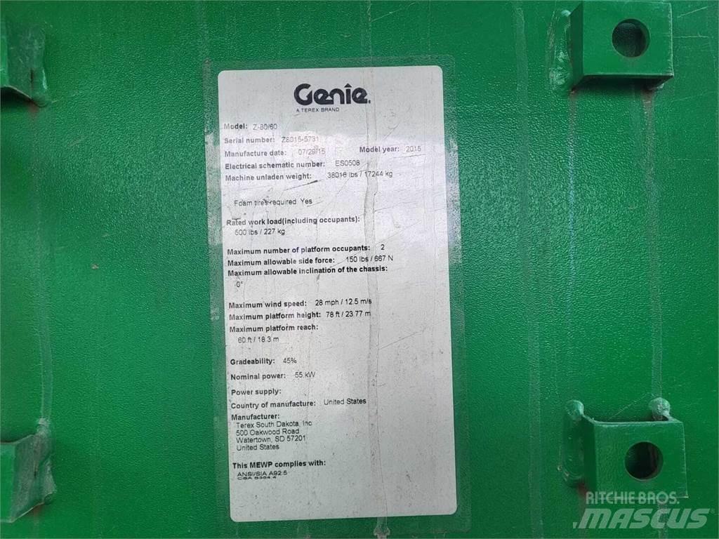 Genie Z-80/60 Strēles pacēlāji