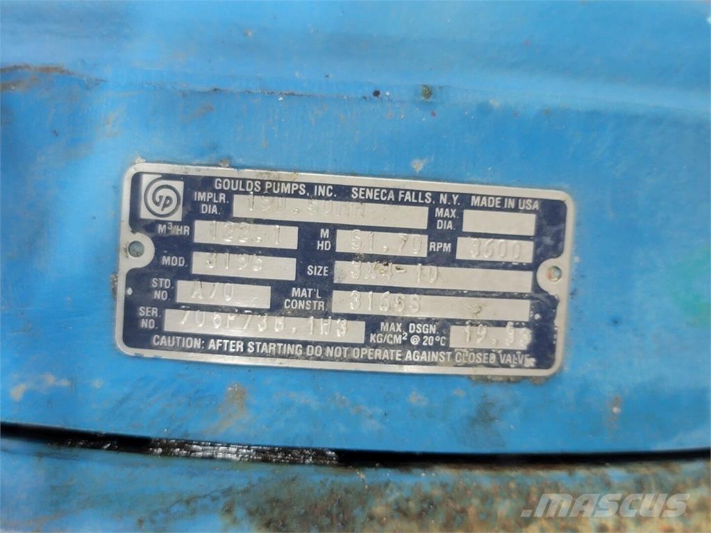  GOULD 3196 Ūdens sūkņi