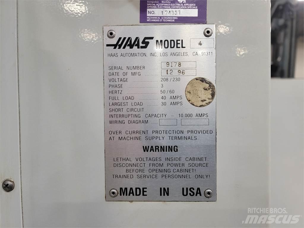 Haas VF-4 Būvniecība- Citi