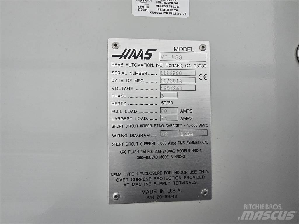 Haas VF-4SS Būvniecība- Citi