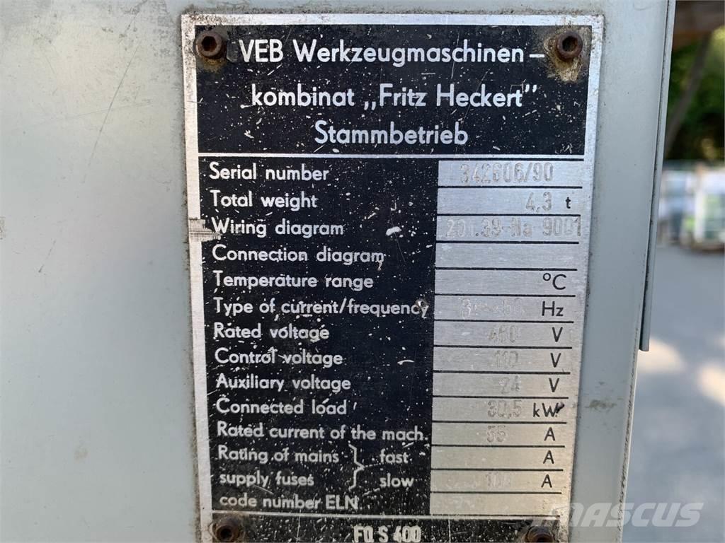  HECKERT FQS 400 Būvniecība- Citi