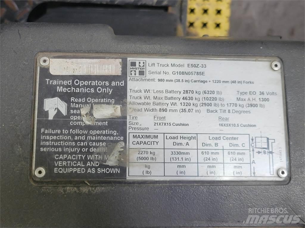 Hyster E50Z-33 Būvniecība- Citi
