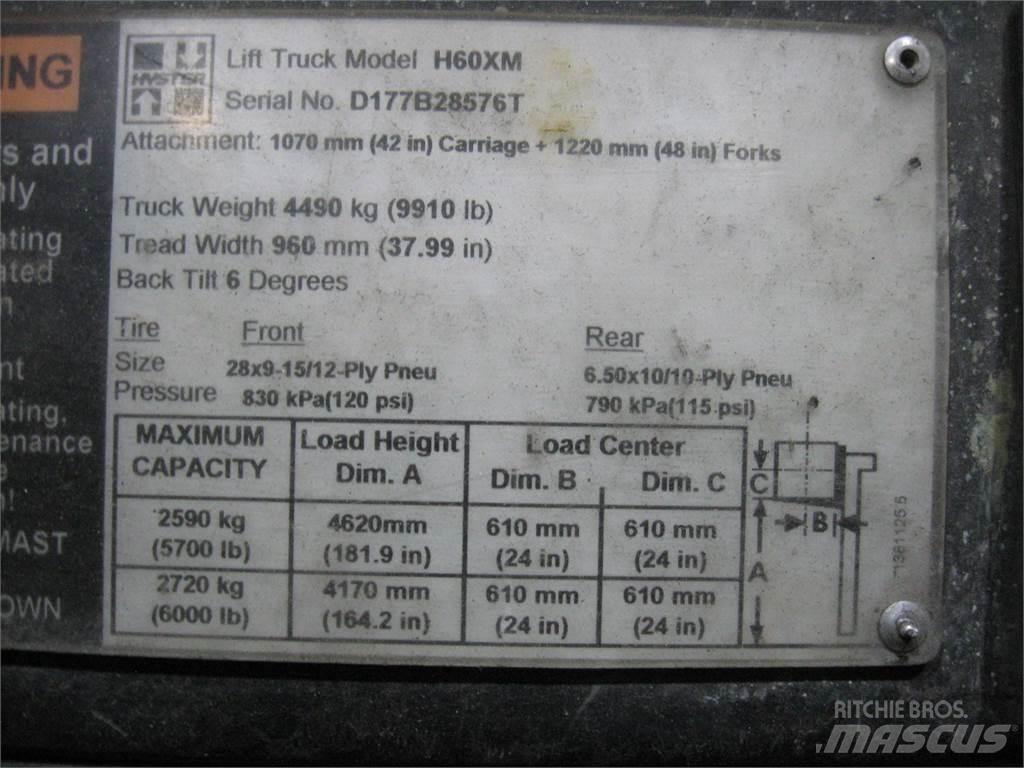Hyster H60XM Būvniecība- Citi
