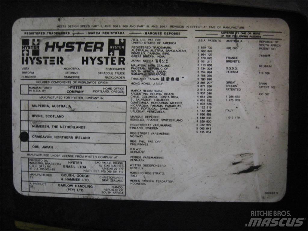 Hyster H60XM Būvniecība- Citi
