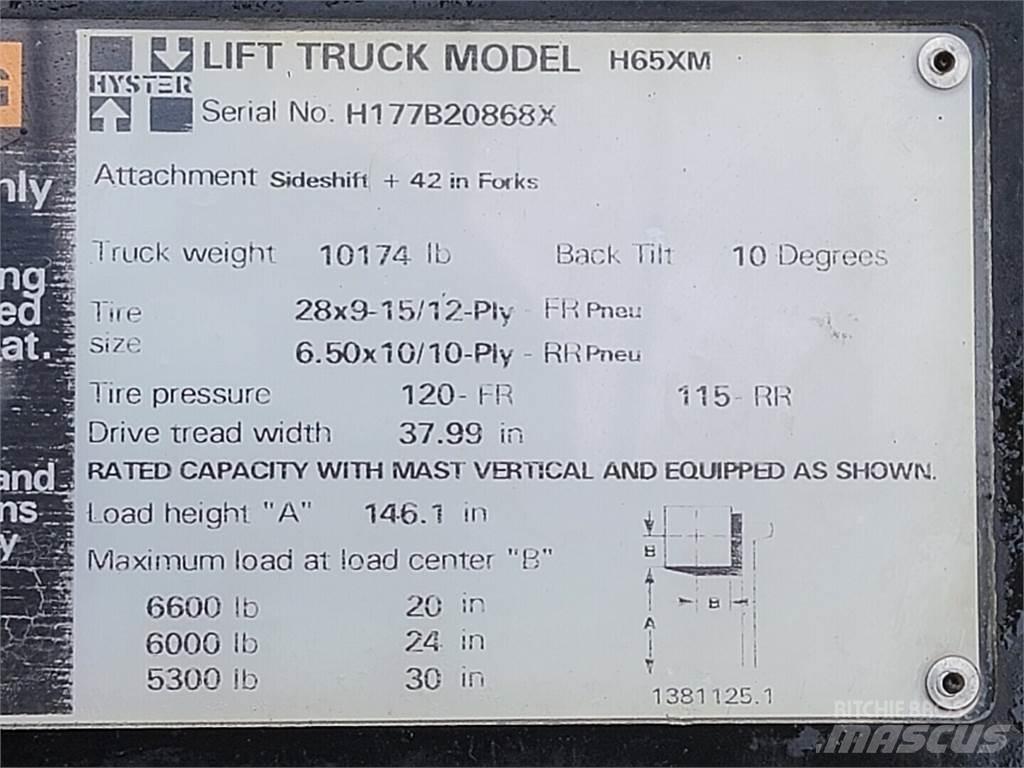 Hyster H65XM Būvniecība- Citi
