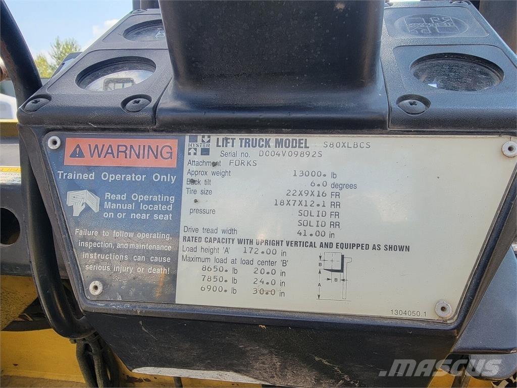 Hyster S80XLBCS Būvniecība- Citi