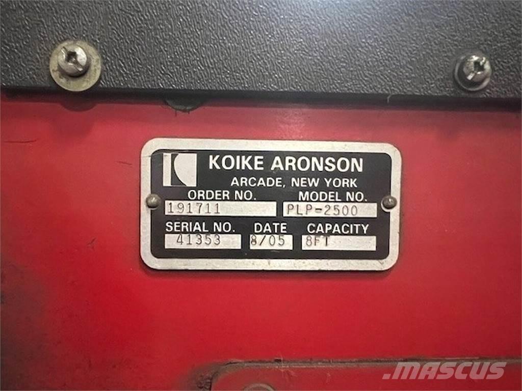  KOIKE PLP-2500 Būvniecība- Citi