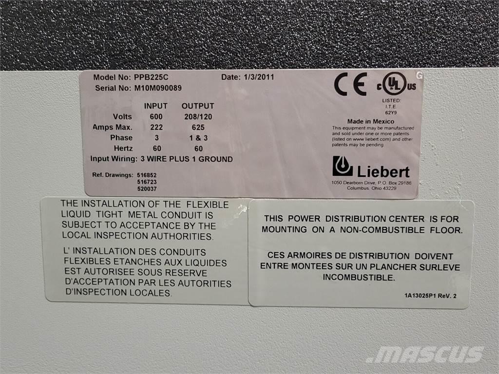  LIEBERT PPB225C Būvniecība- Citi