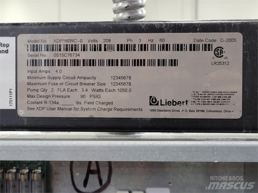  LIEBERT XDP160RC-0 Sildīšanas un atkausēšanas iekārtas